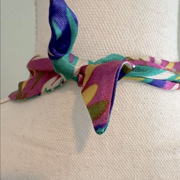 Gold and Multicolor Charm Necklace - Picture 6 of 7